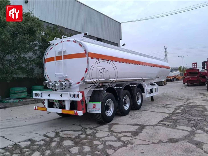 50000 Liters 4Axles Fuel Transport Tank Trailer factory