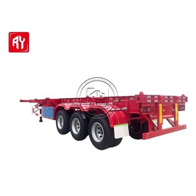 2 trailer sasis container poros 40ft