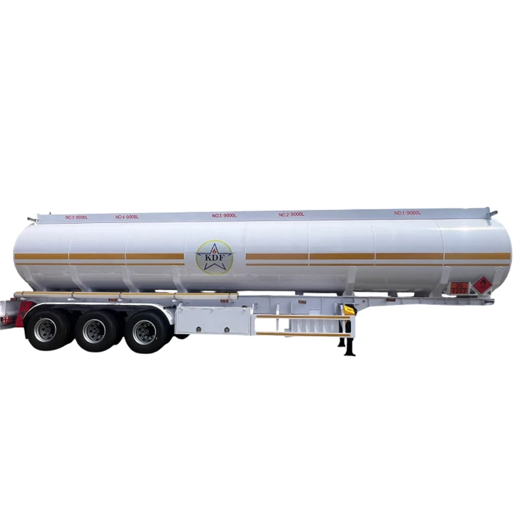Trailer Semi Tangki Minyak Baja Karbon 45 Kubik