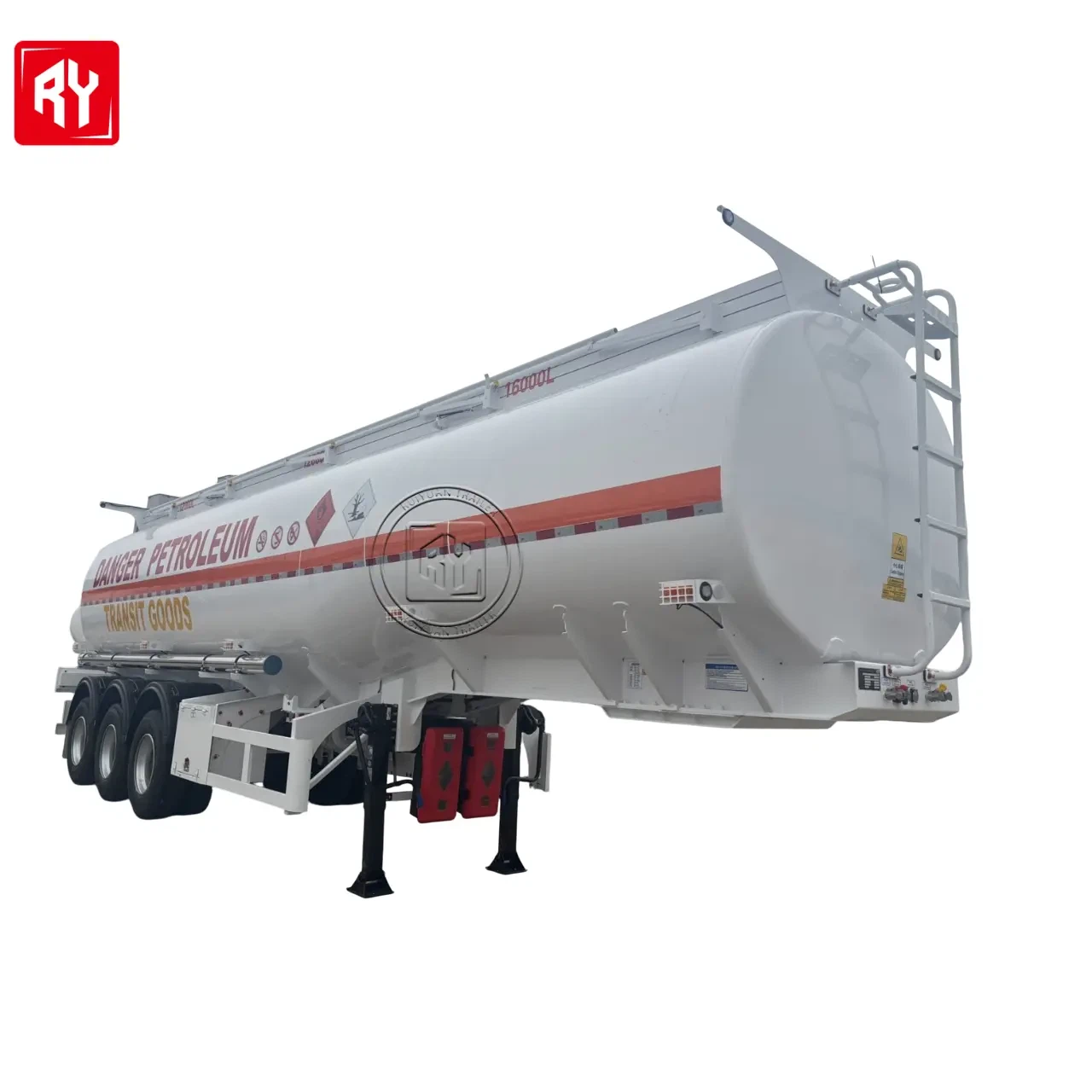 3 Gandar 45000L Trailer Tangki Bahan Bakar Trailer Bahan Bakar Bahan Bakar