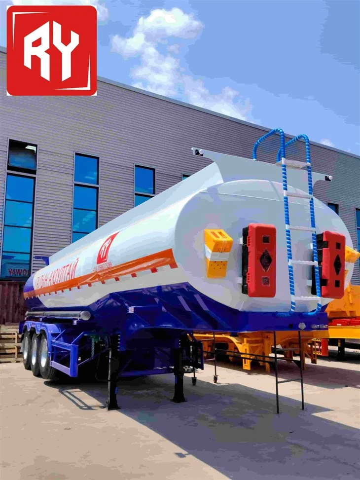 RUIYUAN Liters Carbon Steel Fuel Tank Semi-trailer