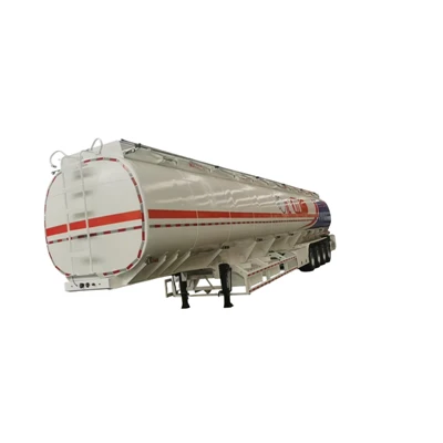 Trailer Semi Tangki Minyak Baja Karbon 45 Meter Kubik