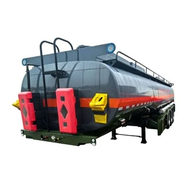 Trailer Semi Tangki Bahan Bakar Baja Multi-Kompartemen 30000L